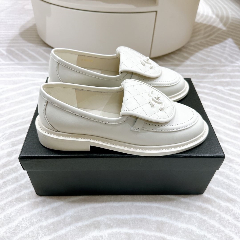 Ch*el leather shoes